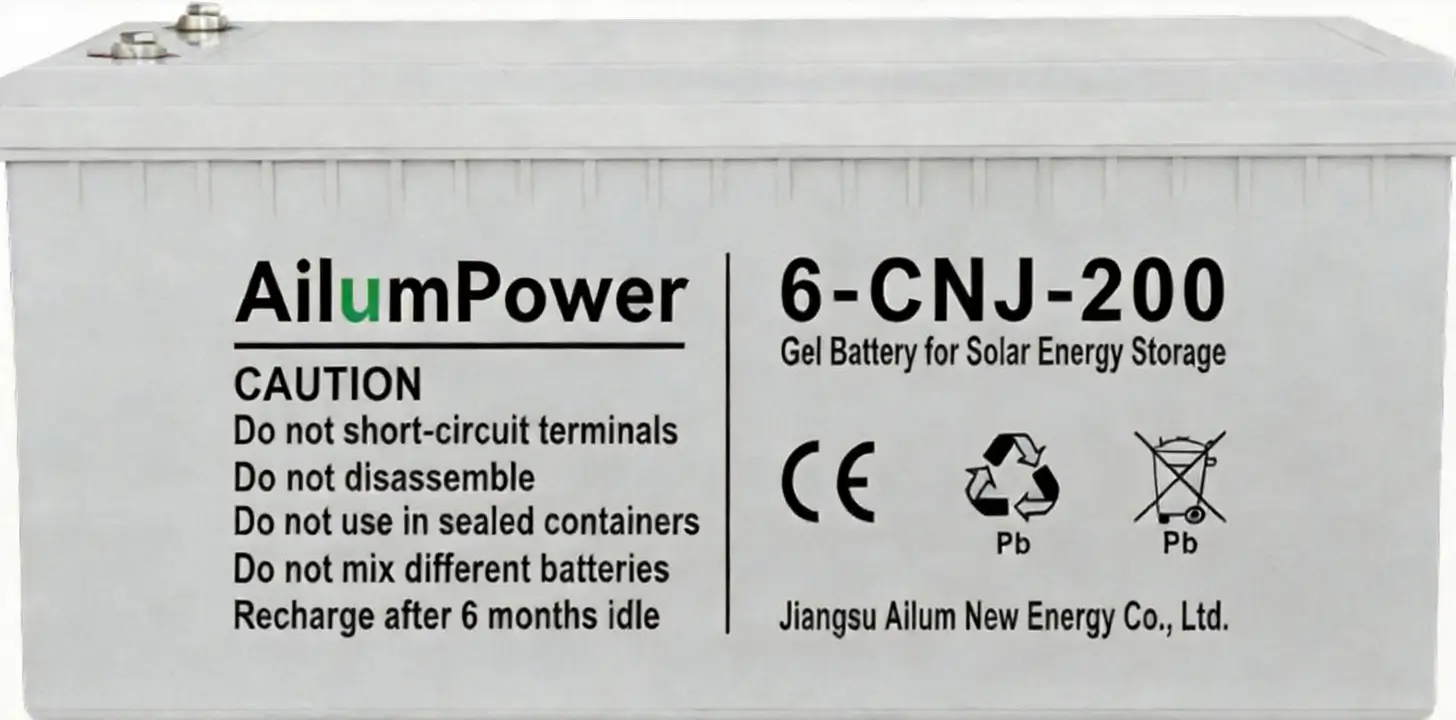 12V200AH Gel Battery