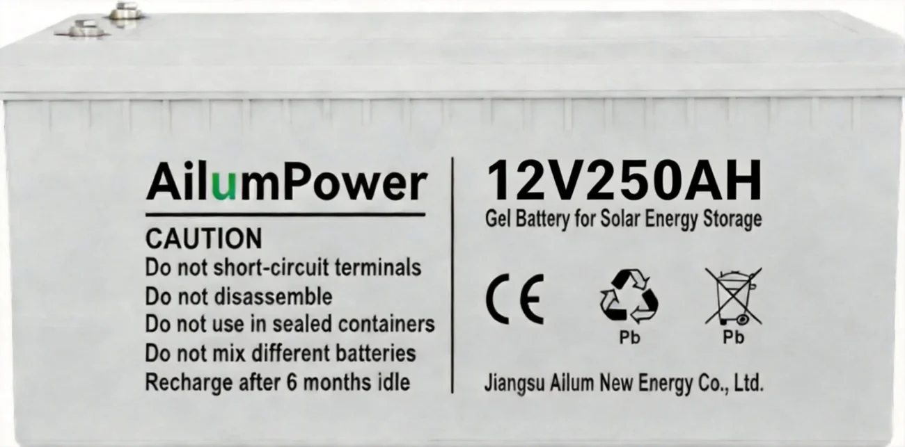 12V250AH Gel Battery product image