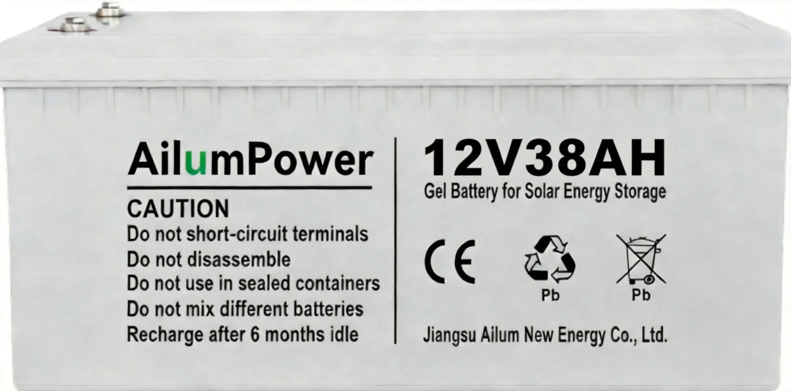 12V38AH Gel Battery