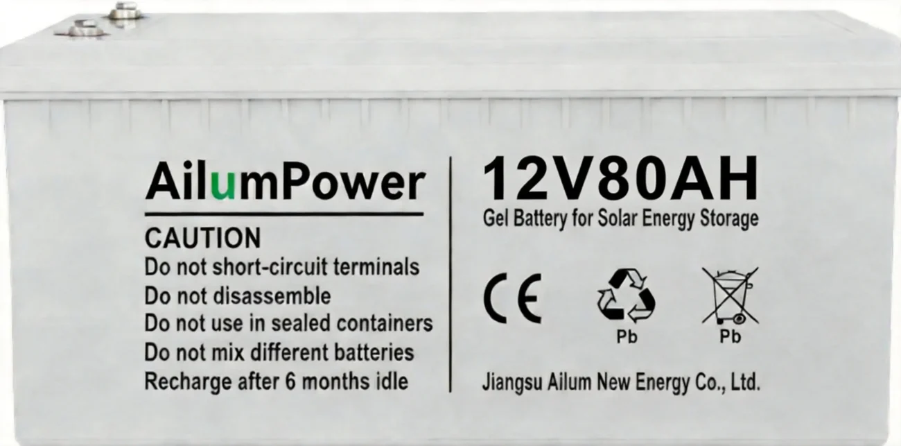 12V80AH Gel Battery product image