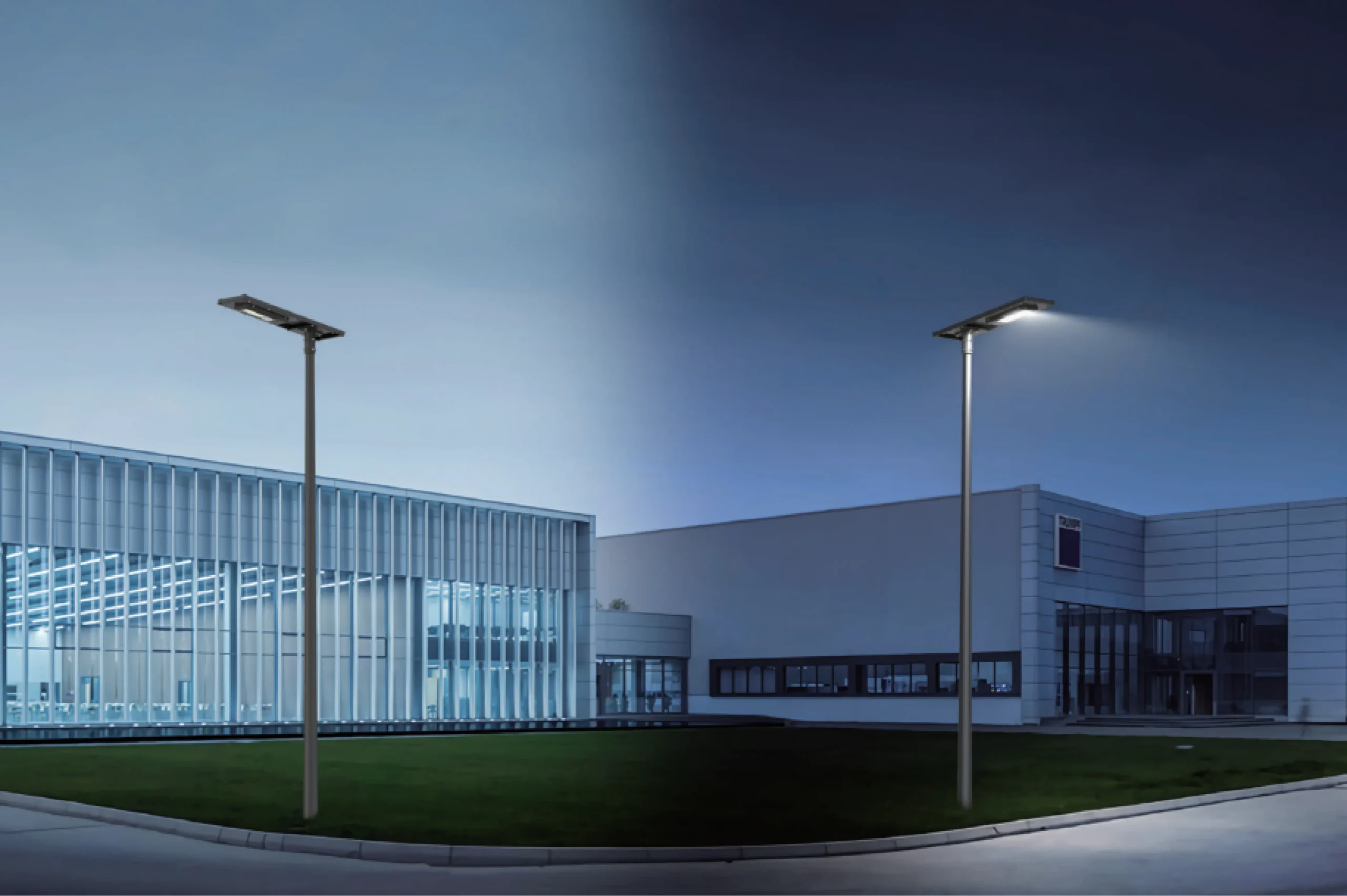 AP-ISLH-CL solar lamp head for lower power pathway and campus lighting