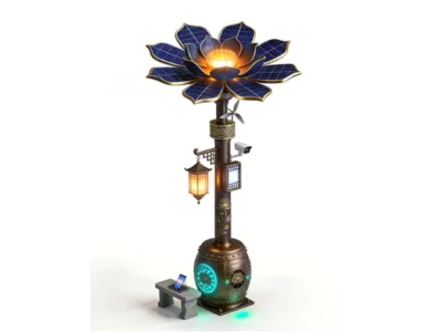 AP-SSL-WSH-ES-LOTUS Wind-Solar Hybrid Smart Street Light product image